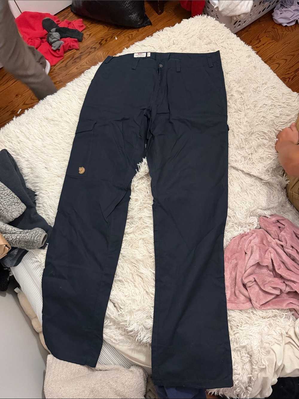 Fjallraven Men's Navy Cargo Pants